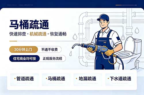 张家口马桶疏通